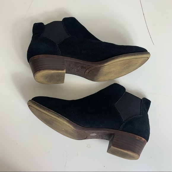 Lucky brand black suede booties - Picture 3 of 6